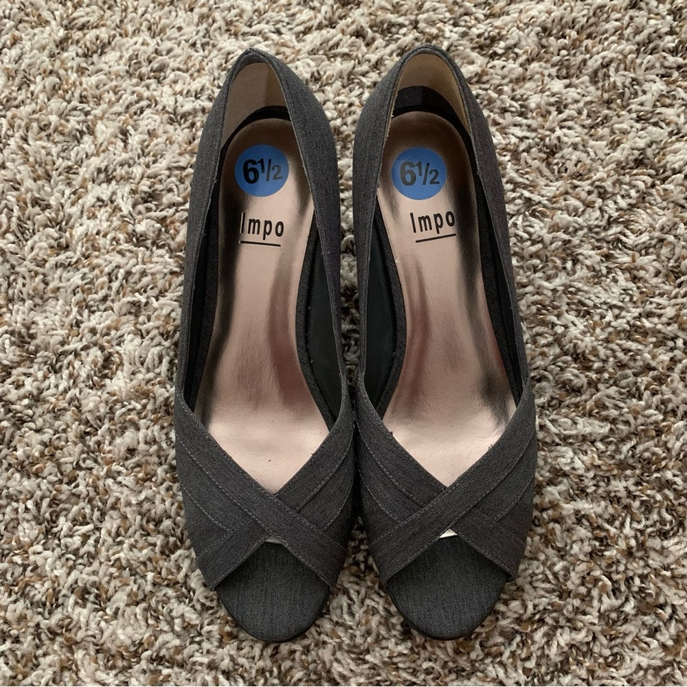 Impo Peep Toe Pump Heels
